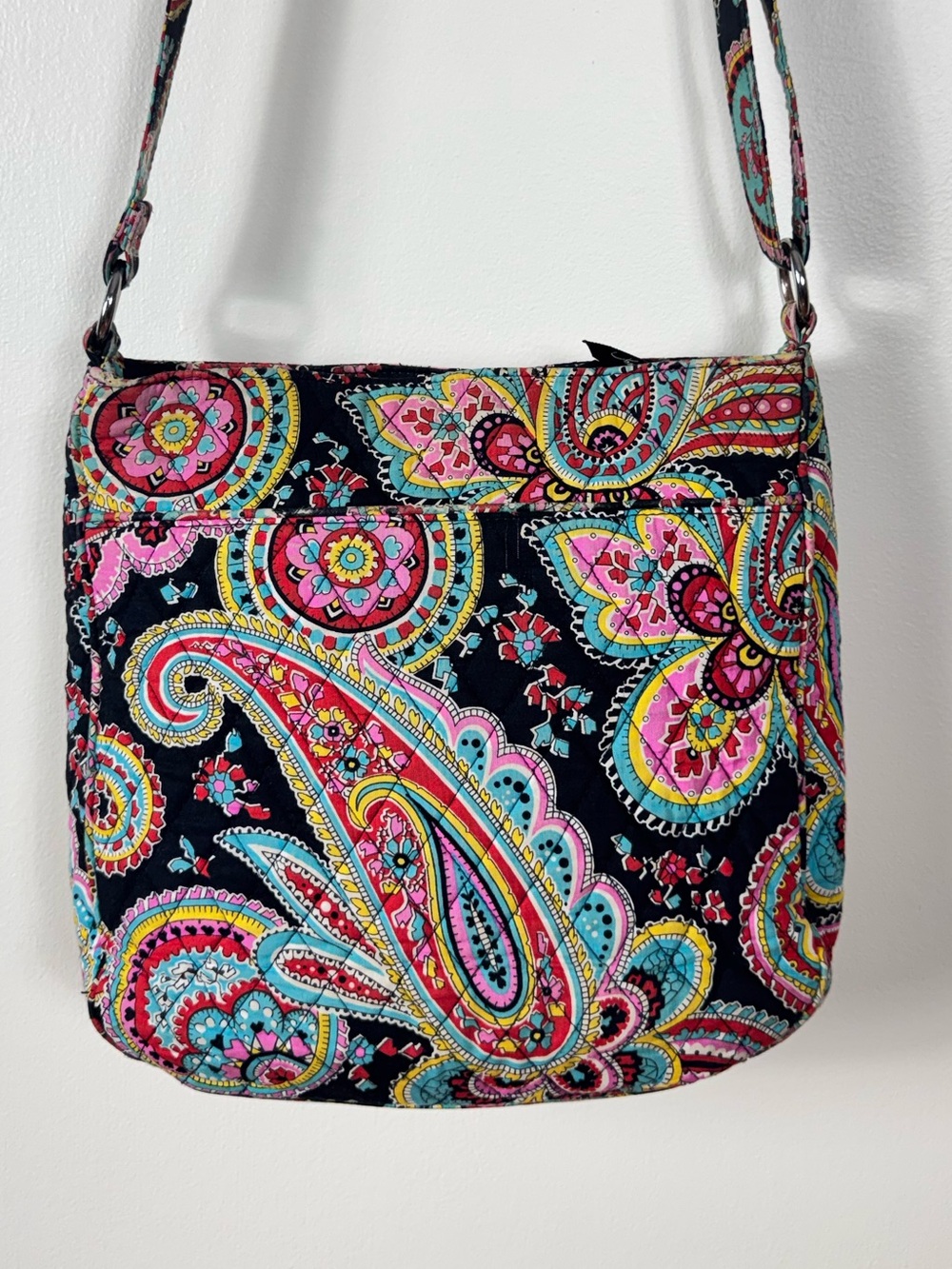 Vera Bradley Signature Parisian Paisley Hipster Crossbody Bag Bohemian Quilted - Picture 5 of 7